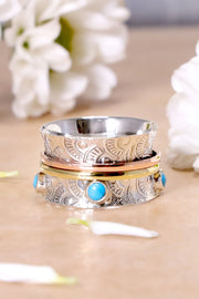 Turquoise Spinner Ring - SF