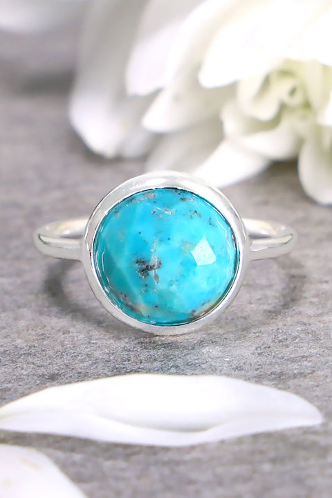 Turquoise Round Ring - SF