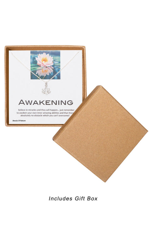 'Awakening' Boxed Charm Necklace - SF