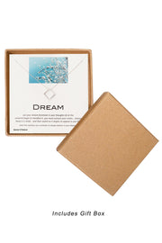 'Dream' Boxed Charm Necklace - SF