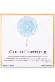 'Good Fortune' Boxed Charm Necklace - SF