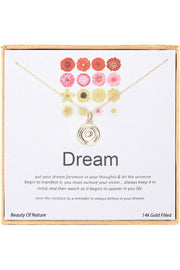 'Dream' Boxed Charm Necklace - GF