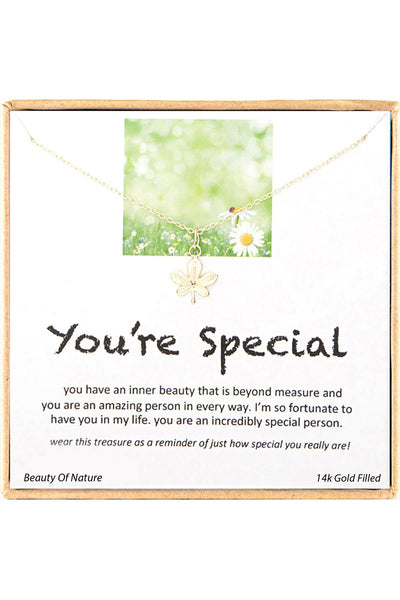 'You're Special' Boxed Charm Necklace - GF