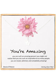 'You're Amazing' Boxed Charm Necklace - SF