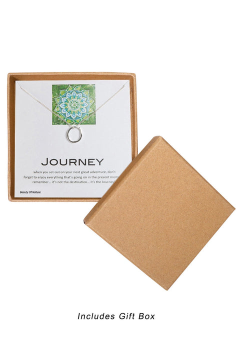 'Journey' Boxed Charm Necklace - SF