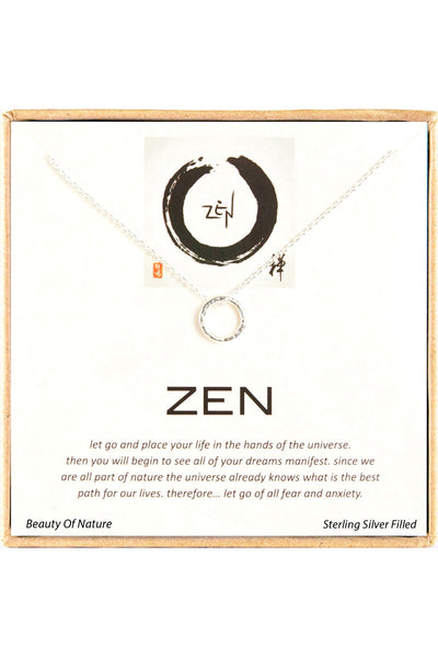 'Zen' Boxed Charm Necklace - SF