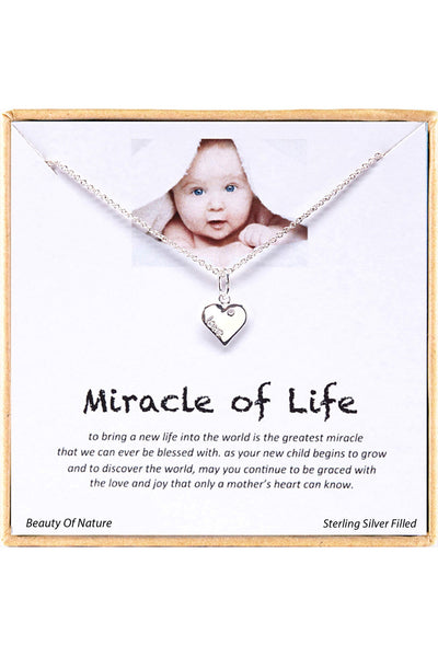 'Miracle Of Life' Boxed Charm Necklace - SF