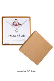 'Miracle Of Life' Boxed Charm Necklace - SF