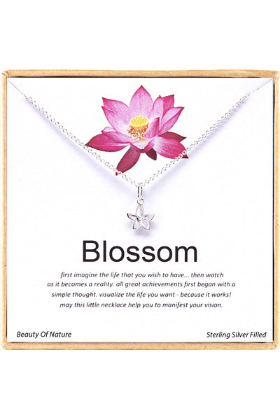 'Blossom' Boxed Charm Necklace - SF