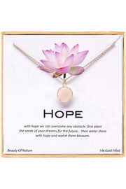 'Hope' Boxed Charm Necklace - GF