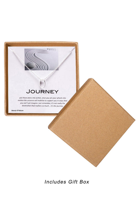 'Journey' Boxed Charm Necklace - SF