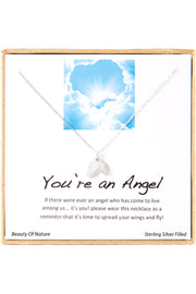 'You're an Angel' Boxed Charm Necklace - SF