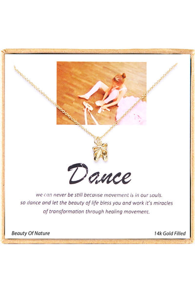 'Dance' Boxed Charm Necklace - GF