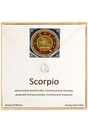 'Zodiac' Boxed Scorpio Necklace - SF