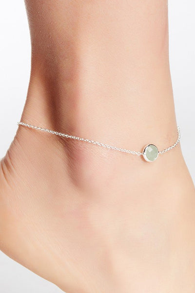 Green Aventurine Savannah Anklet - SF