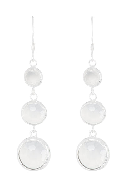 Moonstone Crystal Stephanie Earrings - SF