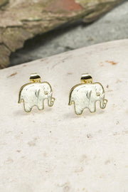 Elephant Post Earrings - GF