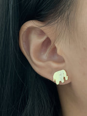 Elephant Post Earrings - GF