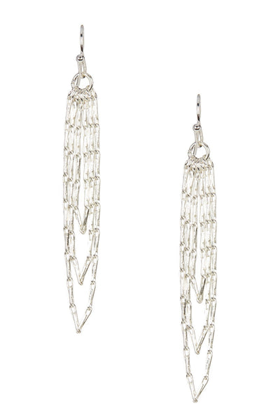 Multi Strand Chandelier Earrings - SF