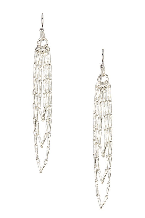 Multi Strand Chandelier Earrings - SF