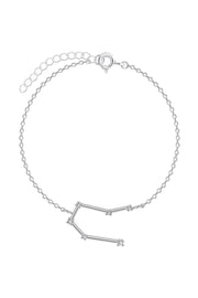 Sterling Silver Gemini Constellation Bracelet - SS