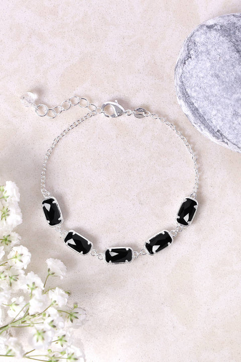 Black Onyx Link Bracelet - SF