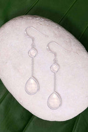 Moonstone Crystal Helen Earrings - SF