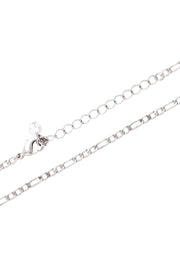 Silver Plated 3mm Figaro Chain - SP