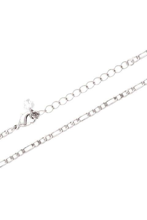 Silver Plated 3mm Figaro Chain - SP