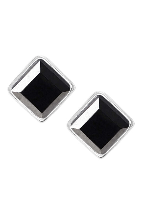 Hematite Rachel Post Earrings - SF