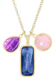 Mixed Gemstone Kasey Necklace - GF