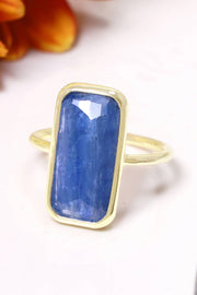 Kyanite Rectangle Ring - GF