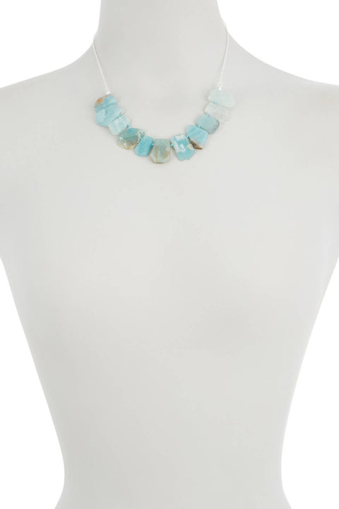 Amazonite Bib Necklace - SF