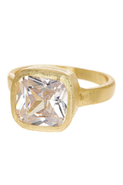 CZ Square Ring - GF