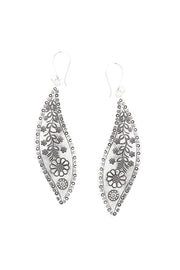 Floral Drop Earrings - SF