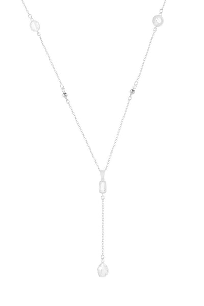 Moonstone Crystal Christine Y Necklace - SF