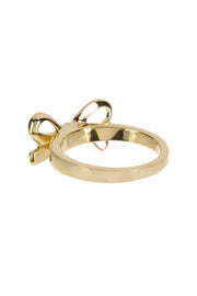 Gold Tone Bow Ring - GF