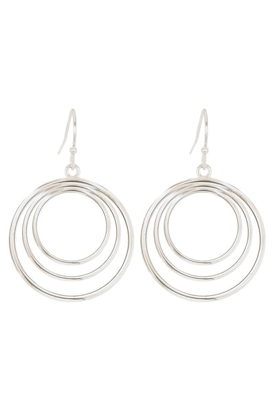 Circle in Circle Drop Earrings - SF