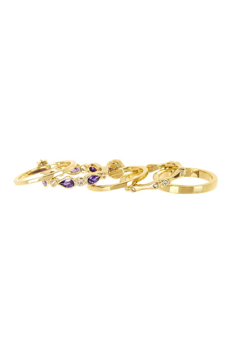 CZ Stack Ring Set - GF