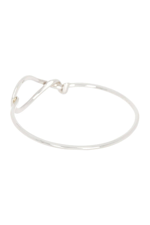 Sterling Silver Open Form Bangle Bracelet - SS