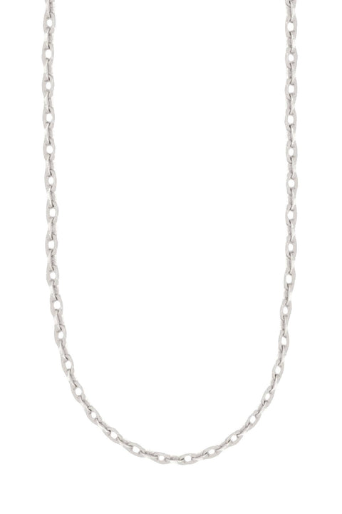 Silver Plated 1mm Cable Chain - SP