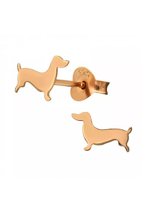 Sterling Silver Dog Ear Studs - RG