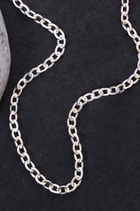 Silver Plated 2mm Cable Chain - SP