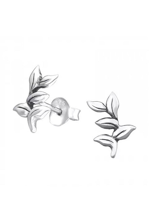 Sterling Silver Branch Ear Studs - SS