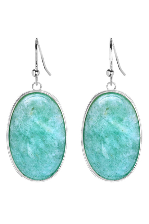 Amazonite Statement Earrings - SF