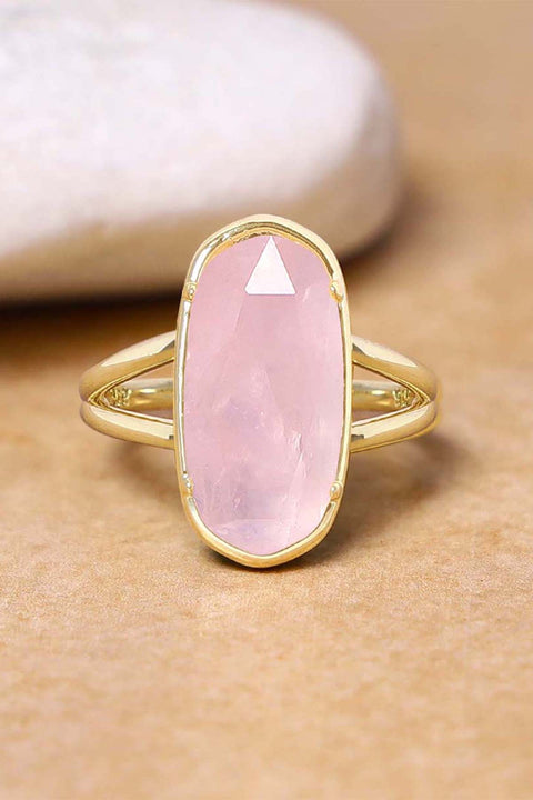 Rose Quartz Casey Ring - GF