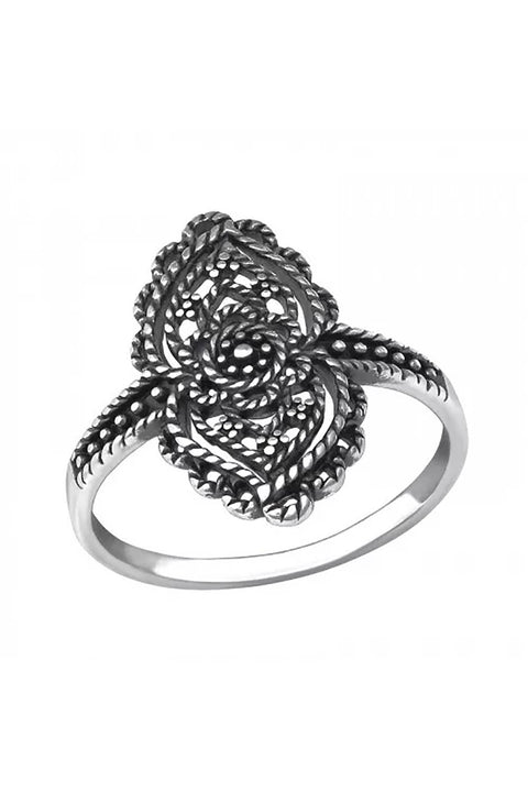 Sterling Silver Filigree Ring - SS