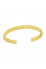 18k Vermeil Braid Adjustable Toe Ring - VM