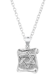 Star Of David Pendant Necklace - SF