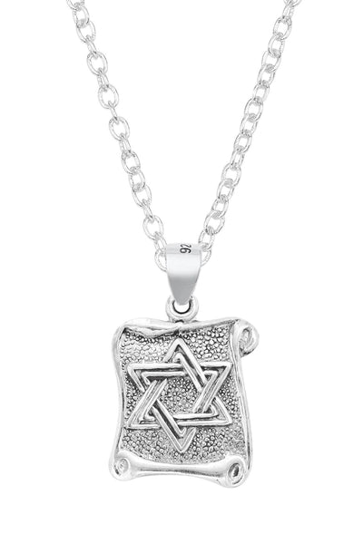 Star Of David Pendant Necklace - SF